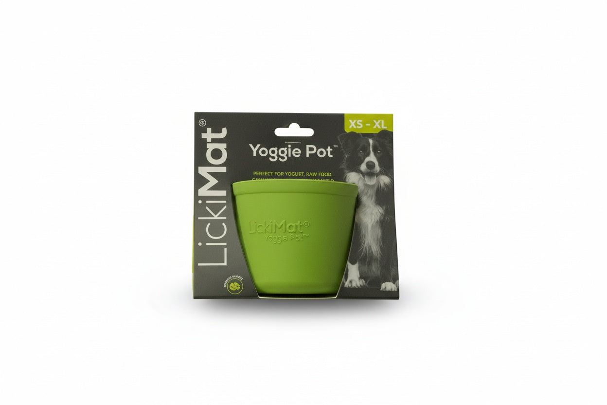 LickiMat Yoggie Pot – Slow Feeder & Dog Enrichment Bowl – The Woof