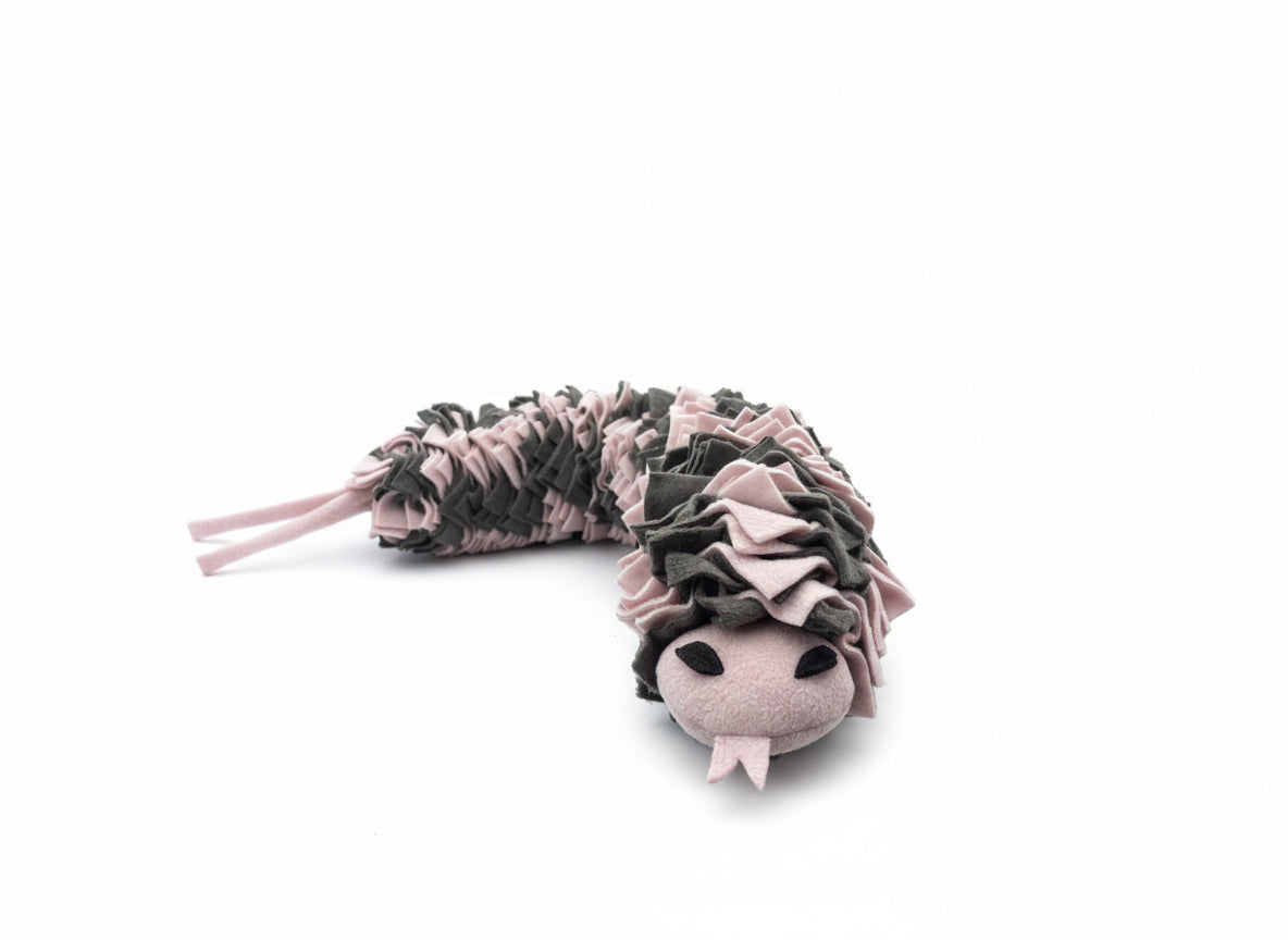 Sniffing Snake Dark Pink - The Woof Toys