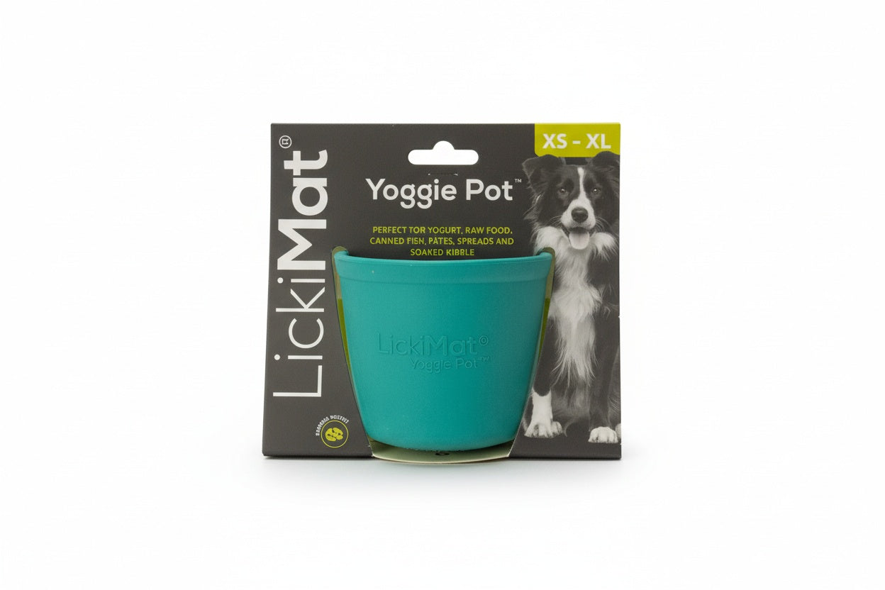 LickiMat Yoggie Pot – Slow Feeder & Dog Enrichment Bowl – The Woof