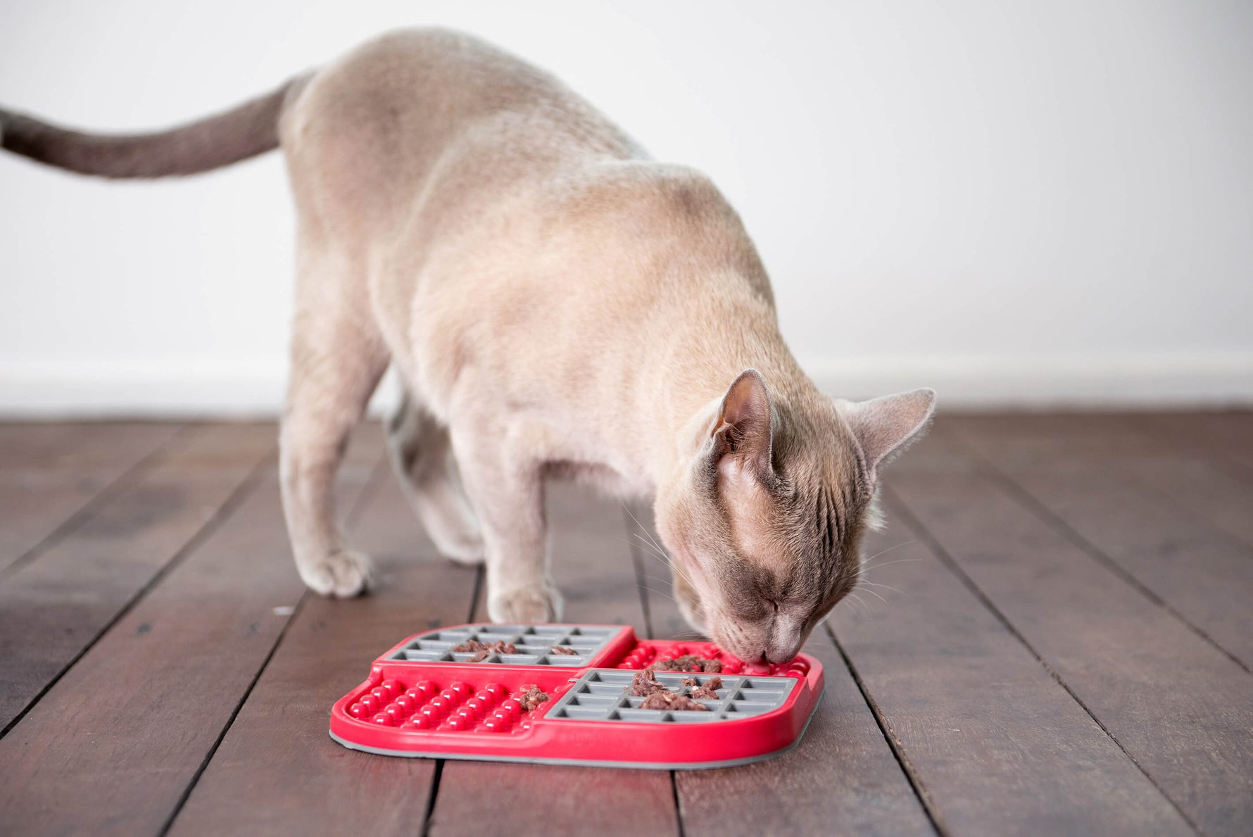 LickiMat Slomo for Cats – Dual Slow Feeder Lick Mat - The Woof Toys