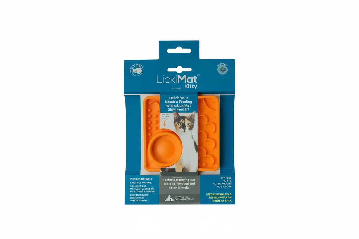 Close-up of LickiMat Classic Kitty texture