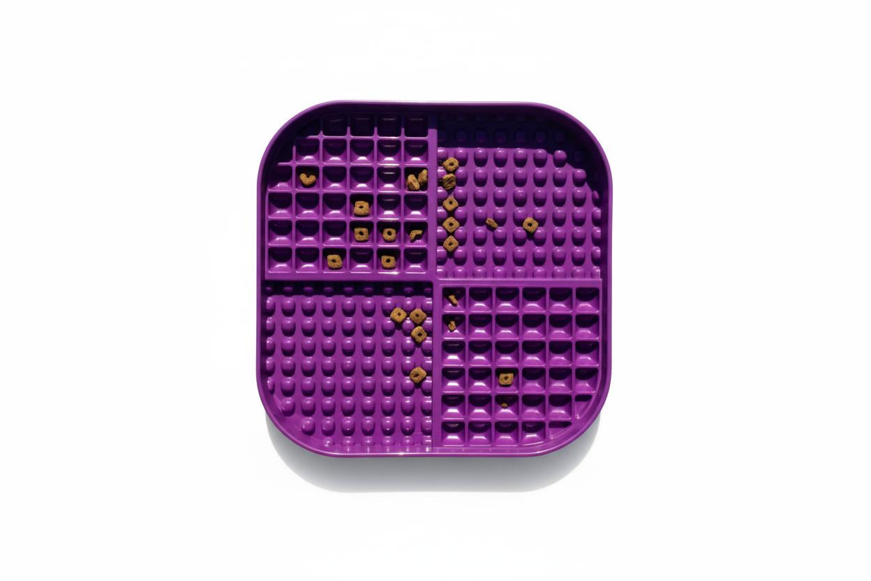 Extra large slow feeding bowl purple