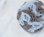 Dog enrichment toy encouraging natural foraging instincts